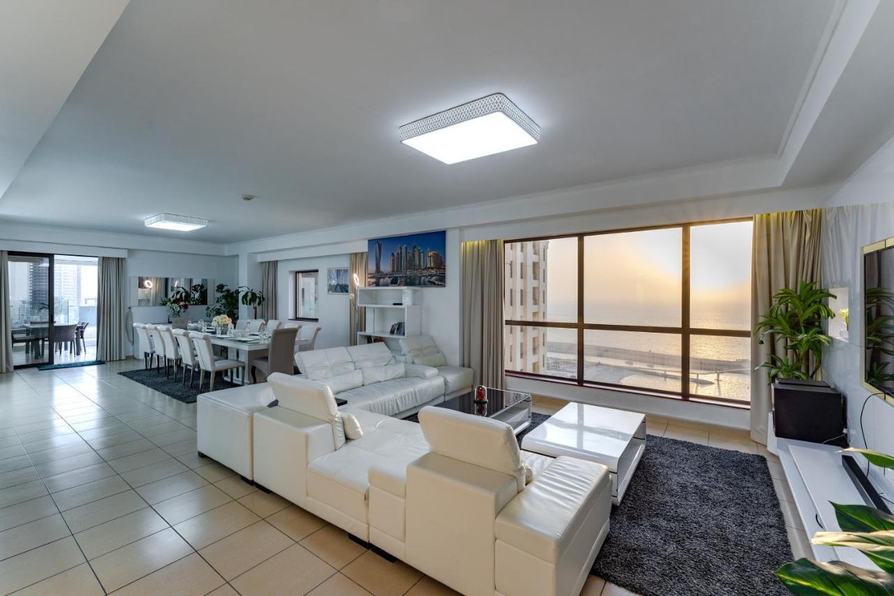 Dubai Jbr Amaz Penthouse Front Sea 5 Plus 1 Bdr Private Climatized Pool מראה חיצוני תמונה